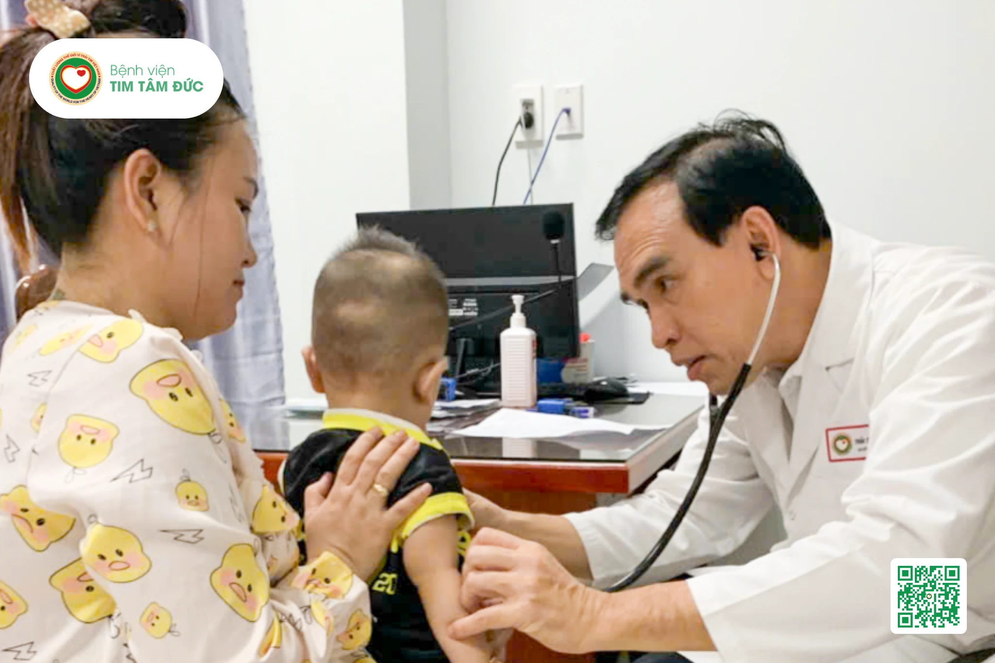 khám sàng lọc tim bẩm sinh cùng chuyên gia tim mạch tâm đức