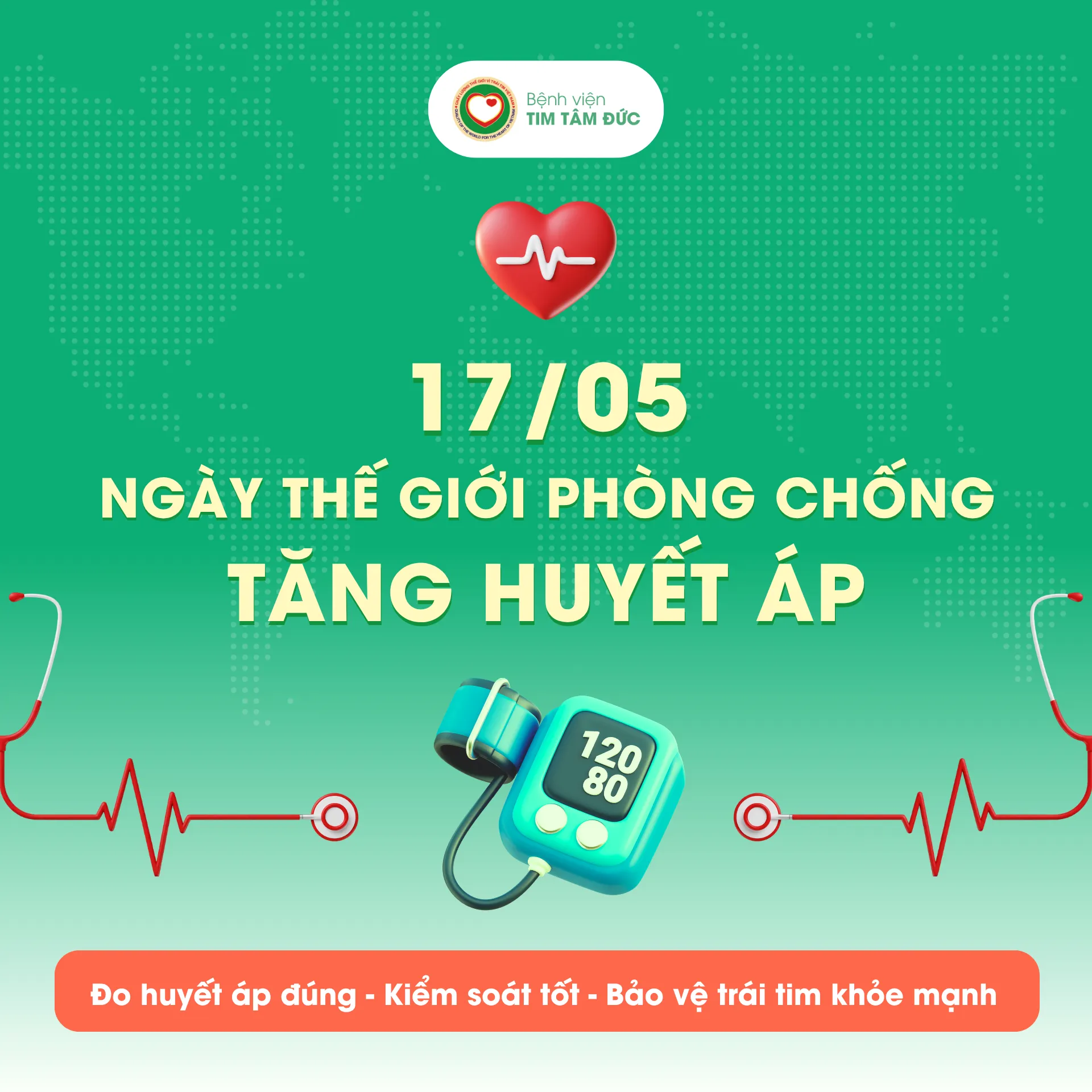 Ngày Thế giới phòng chống tăng huyết áp 17/05