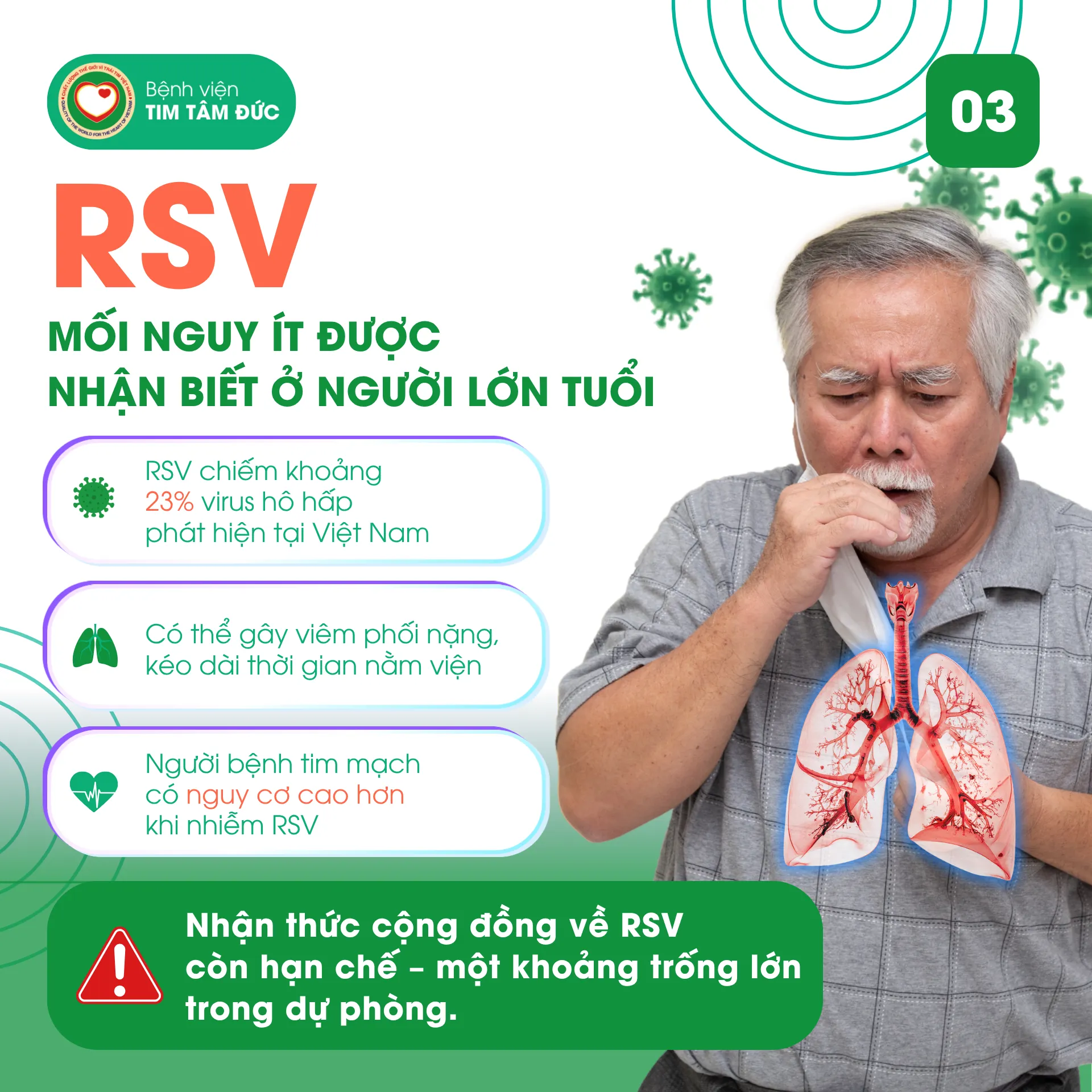 RSV – Mối nguy ít được nhận biết