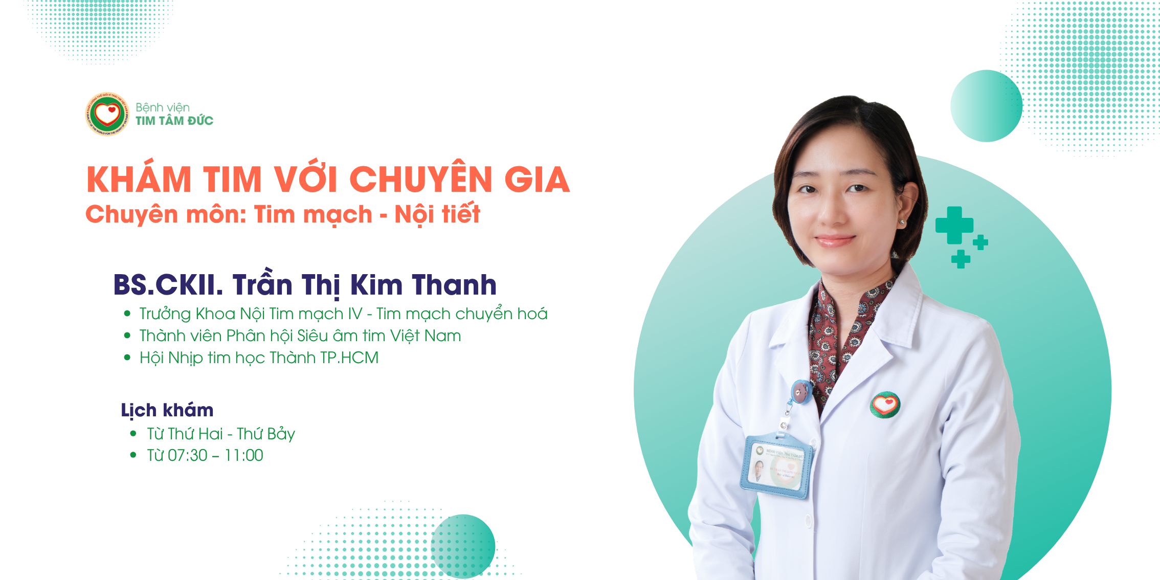 [ Khám tim với Chuyên gia ] BS.CKII Trần Thị Kim Thanh - Trưởng khoa Nội tim mạch 4