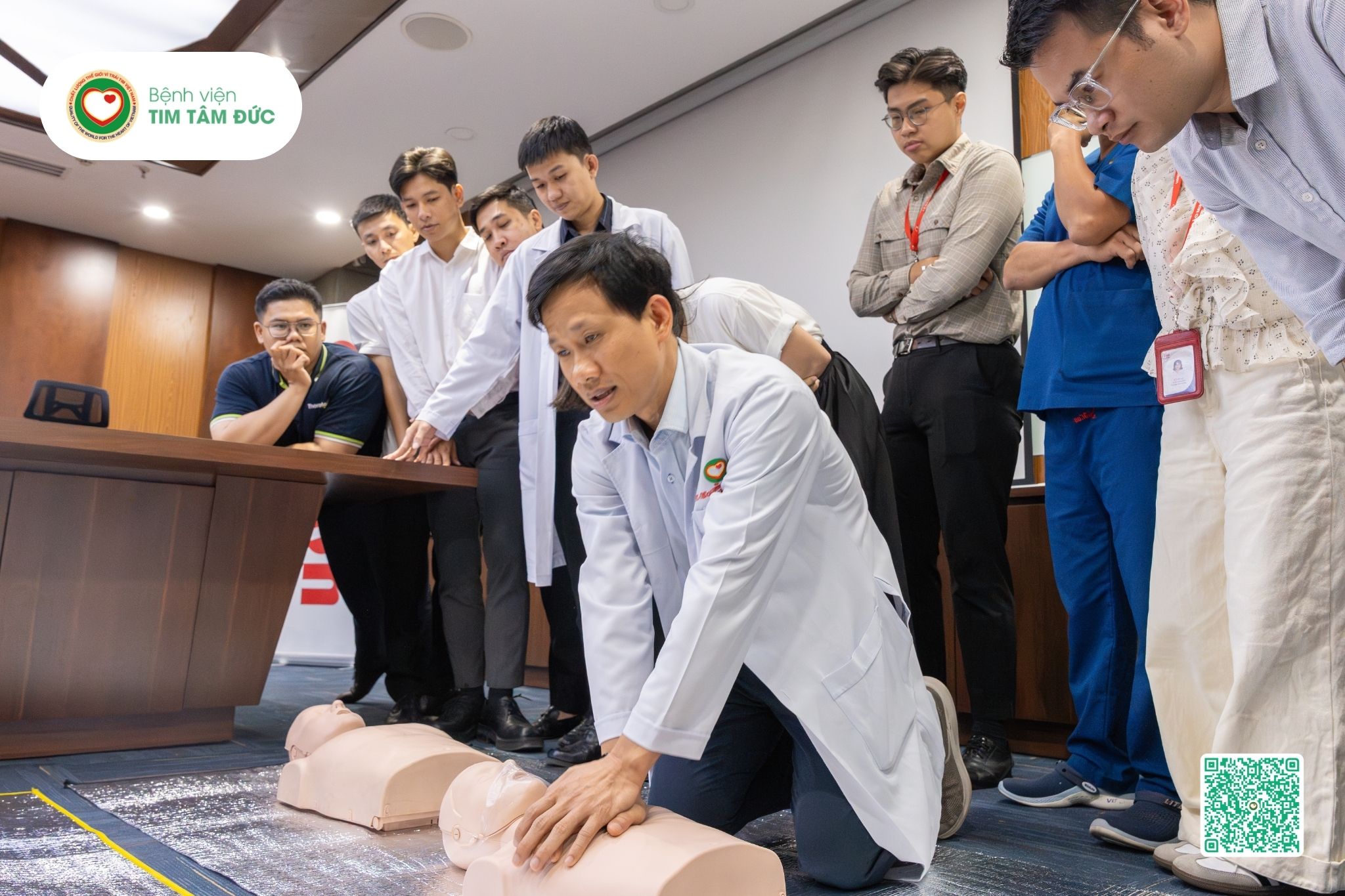 Tâm Đức tập huấn Hồi sức tim phổi (CPR) cho nhân viên Công ty Lê Bảo Minh - Canon Vietnam