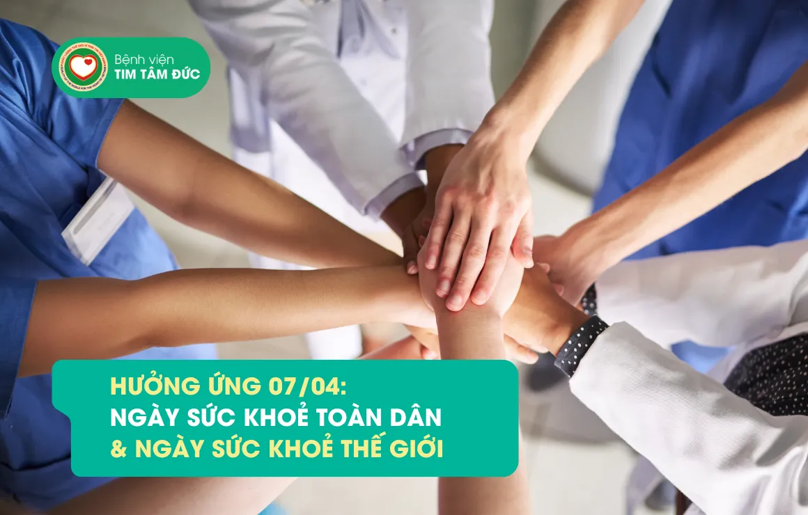Tâm Đức hưởng ứng Ngày sức khoẻ toàn dân và Ngày sức khoẻ thế giới 07/04/2026