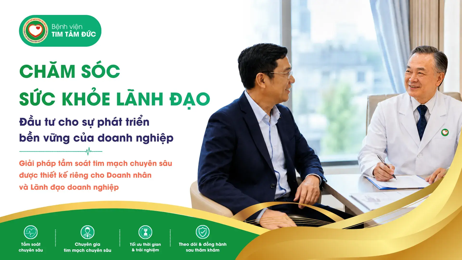 Ban lãnh đạo Vietsovpetro tin chọn khám sức khỏe tim mạch chuyên sâu tại Bệnh viện Tim Tâm Đức