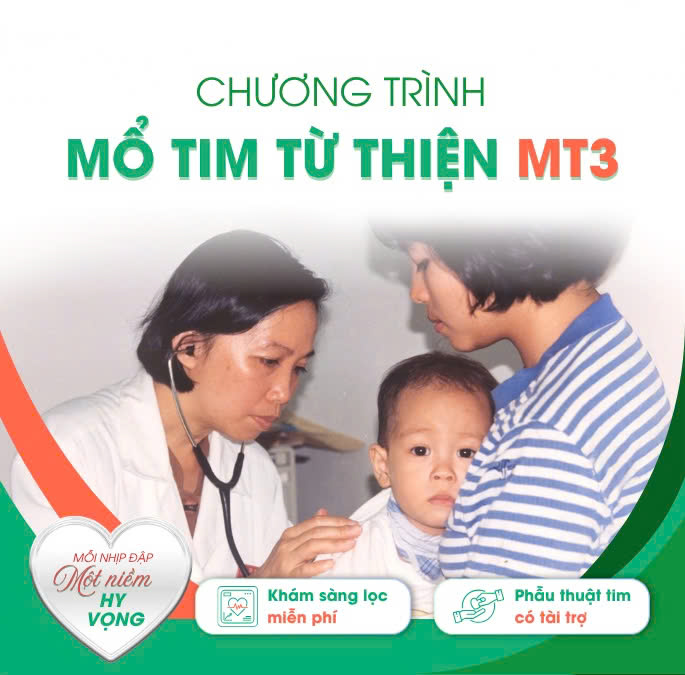 Mổ tim từ thiện cho bệnh nhân khó khăn tại bệnh viện