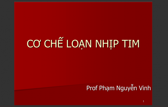 Cơ chế loạn nhịp tim