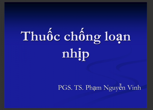 Thuốc chống loạn nhịp