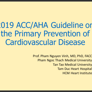 2019 ACC AHA Guideline on Primary prevention of Cardiovascular Disease