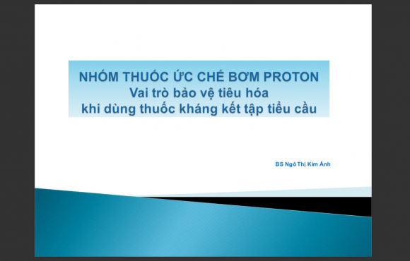 Nhóm thuốc ức chế bơm Proton – Vai trò bảo vệ tiêu hóa khi dùng thuốc kháng kết tập tiểu cầu