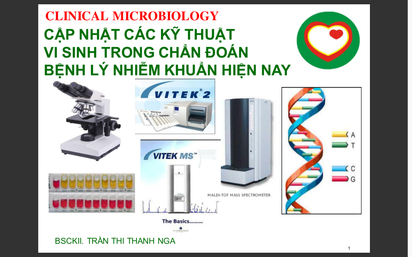 Cập nhật kỹ thuật vi sinh trong chẩn đoán Bệnh lý nhiễm khuẩn hiện nay