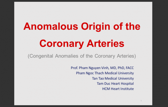Anomalous origin of the Coronary Arteries
