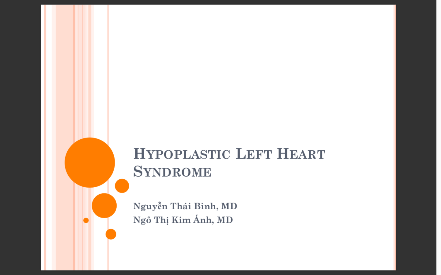 Hypoplastic Left Heart Syndrome