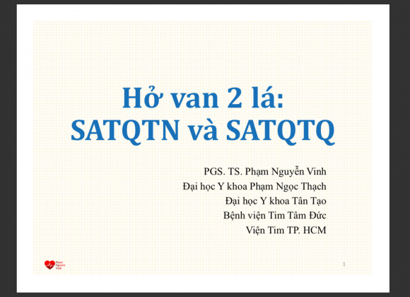 Hở van 2 lá: SATQTN và SATQTQ