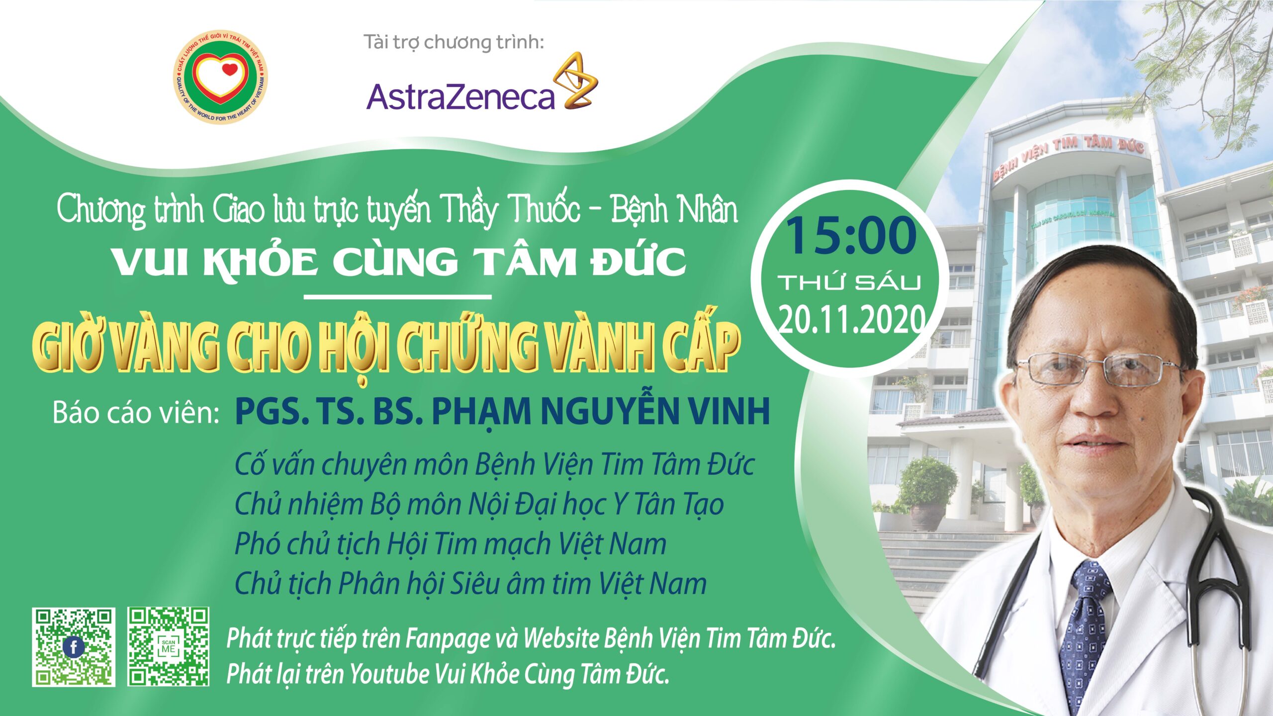 GIỜ VÀNG CHO HỘI CHỨNG VÀNH CẤP