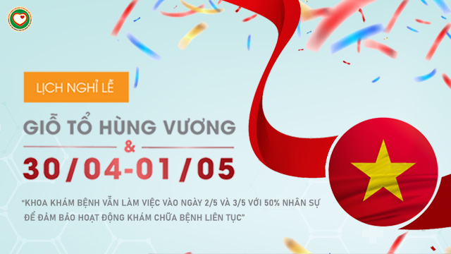 THÔNG BÁO NGHỈ LỄ THÁNG 04/2022