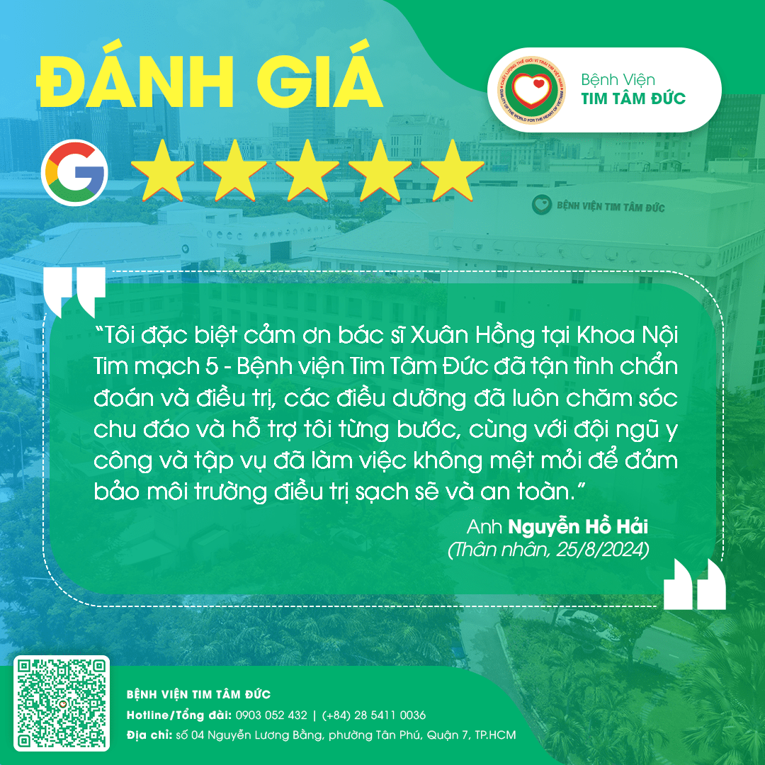 Đánh giá của bệnh nhân trên Google Maps