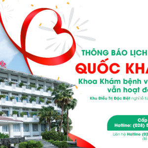 THÔNG BÁO LỊCH KHÁM NGÀY LỄ QUỐC KHÁNH 2/9