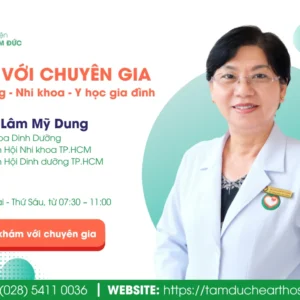 Bác sĩ Chuyên khoa 2 (BS.CKII) Lâm Mỹ Dung, Trưởng khoa Dinh dưỡng, Bệnh viện Tim Tâm Đức