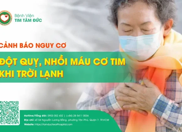 THỜI TIẾT LẠNH LÀM TĂNG NGUY CƠ ĐAU TIM VÀ ĐỘT QUỴ