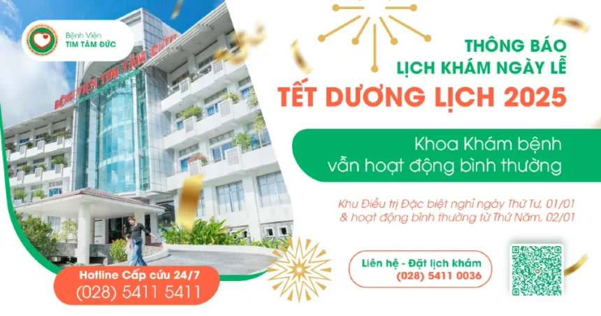 Thông báo lịch khám Tết 2025