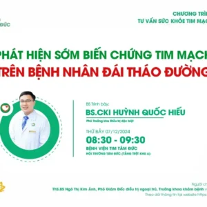 Phát hiện sớm biến chứng tim mạch trên bệnh nhân đái tháo đường