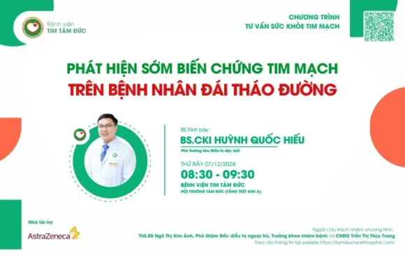 Phát hiện sớm biến chứng tim mạch trên bệnh nhân đái tháo đường