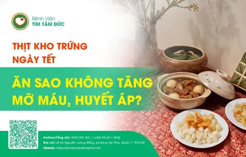 Thịt kho trứng ngày Tết - dinh dưỡng