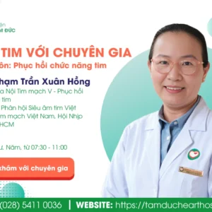 BS.CKII. PHẠM TRẦN XUÂN HỒNG - TRƯỞNG KHOA NỘI TIM MẠCH V (PHỤC HỒI CHỨC NĂNG TIM)