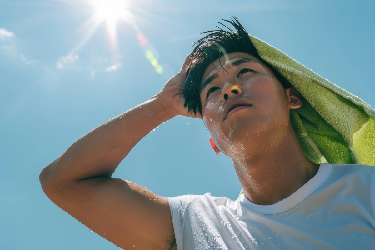 thể thao ngoài trời - nắng nóng