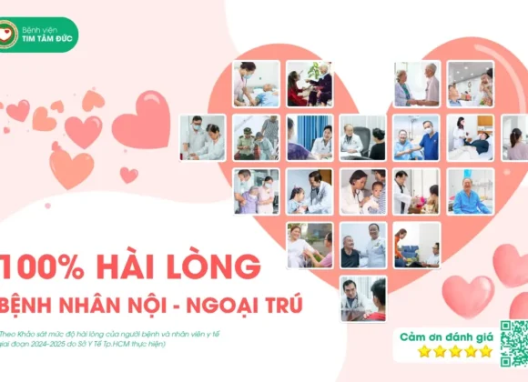 100% NGƯỜI BỆNH NỘI TRÚ & NGOẠI TRÚ HÀI LÒNG TẠI TÂM ĐỨC