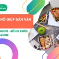 Banner thực đơn dinh dưỡng cho dân văn phòng