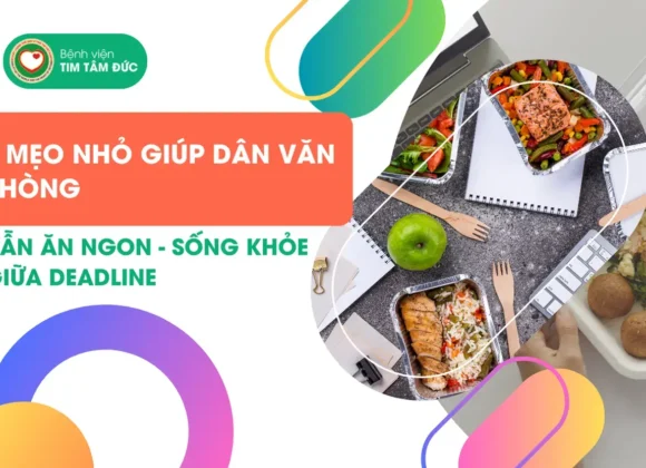 Banner thực đơn dinh dưỡng cho dân văn phòng