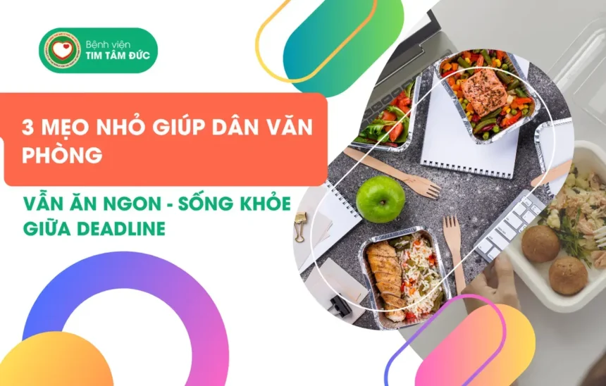 Banner thực đơn dinh dưỡng cho dân văn phòng