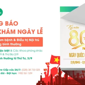 Thông báo lịch lễ quốc khánh 2/9