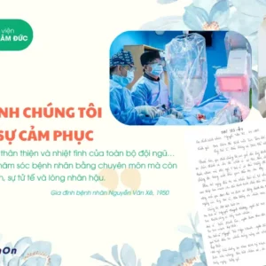 Thư cảm ơn - Gia đình - Bệnh nhân Nguyễn Văn Xê