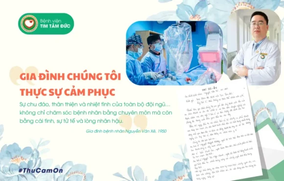 Thư cảm ơn - Gia đình - Bệnh nhân Nguyễn Văn Xê