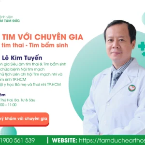 ts bs lê kim tuyến chuyên gia bác sĩ tim bẩm sinh siêu âm tim thai