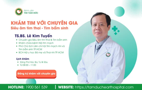 ts bs lê kim tuyến chuyên gia bác sĩ tim bẩm sinh siêu âm tim thai