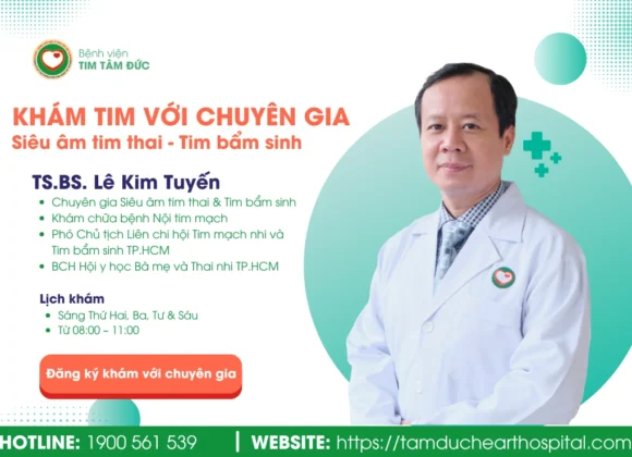 ts bs lê kim tuyến chuyên gia bác sĩ tim bẩm sinh siêu âm tim thai