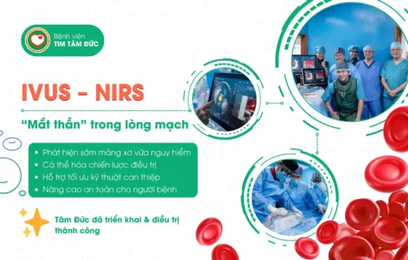 Bệnh viện Tim Tâm Đức ứng dụng IVUS - NIRS
