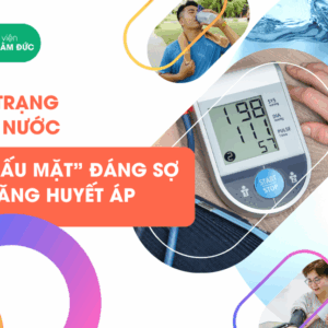 thiếu nước gây tăng huyết áp