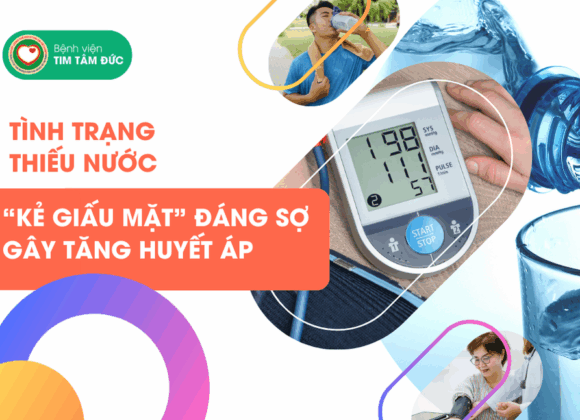 thiếu nước gây tăng huyết áp