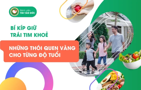 thói quen tốt cho tim ở mọi giai đoạn cuộc đời