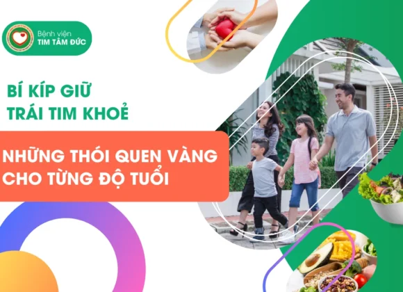 thói quen tốt cho tim ở mọi giai đoạn cuộc đời
