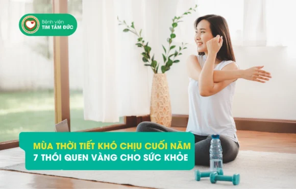 chăm sóc tim mạch cuối năm