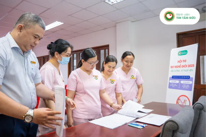 Hội thi Tay nghề giỏi Điều dưỡng – Kỹ thuật viên Bệnh viện Tim Tâm Đức 2025