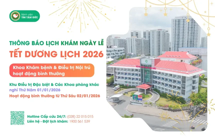 lịch khám ngày lễ 1/1/2026