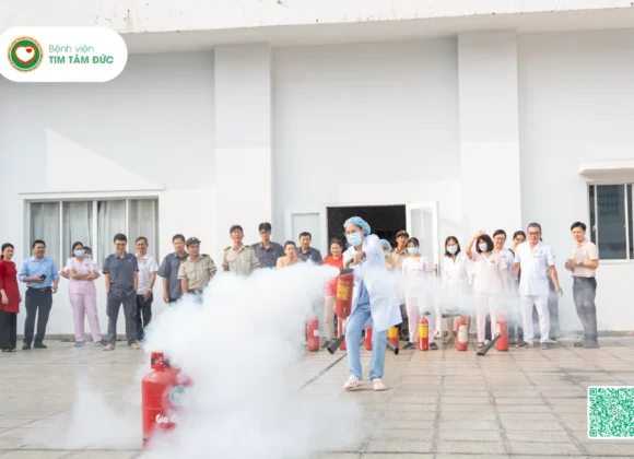 Tâm Đức tổ chức Tập huấn & Diễn tập Phòng cháy chữa cháy năm 2025